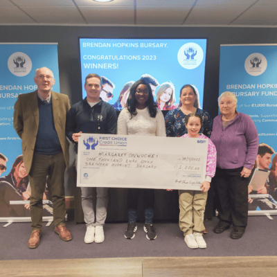 LtoR: Joe Butler, FCCU; Shane Melia, FCCU; Margaret Onwochei; Therese Gordon (Nee Hopkins); Aoife Gordon; Ina Hopkins.
