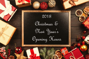 Christmas Opening Hours