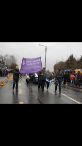 Marching in St. Patrick's Day Parade First Choice Credit Union Balla